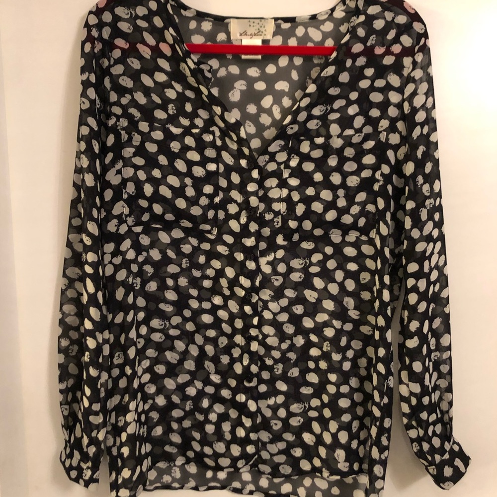 Liberty Love sheer blouse. (Size small)